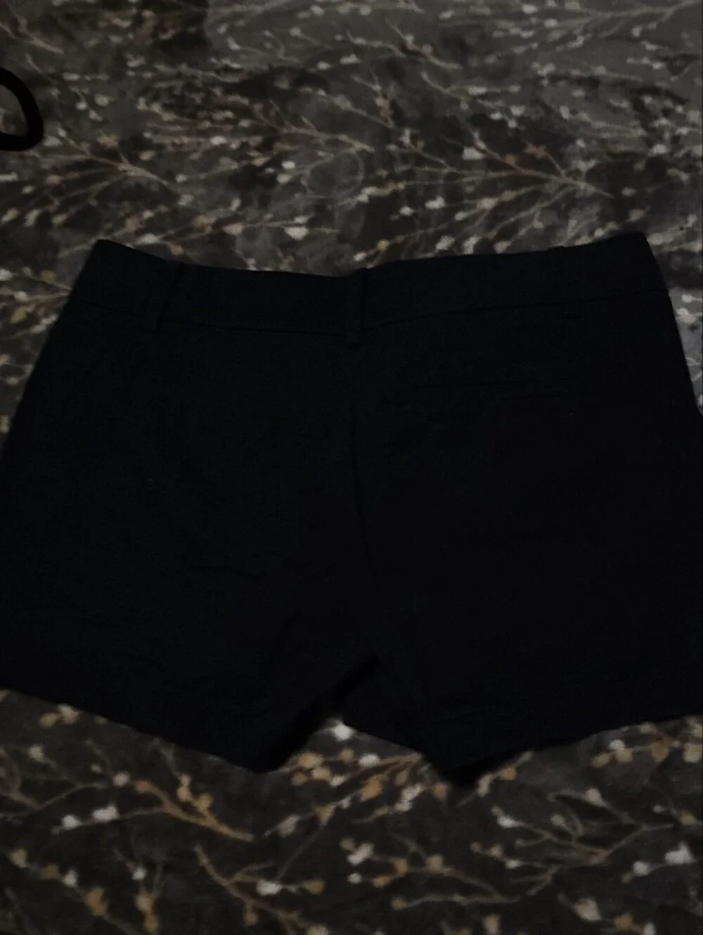 Ann Taylor Black Tailored Bermuda Shorts
